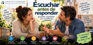 Escuchar antes de responder puede cambiar un conflicto